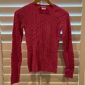 Lacoste women's cable knit sweater